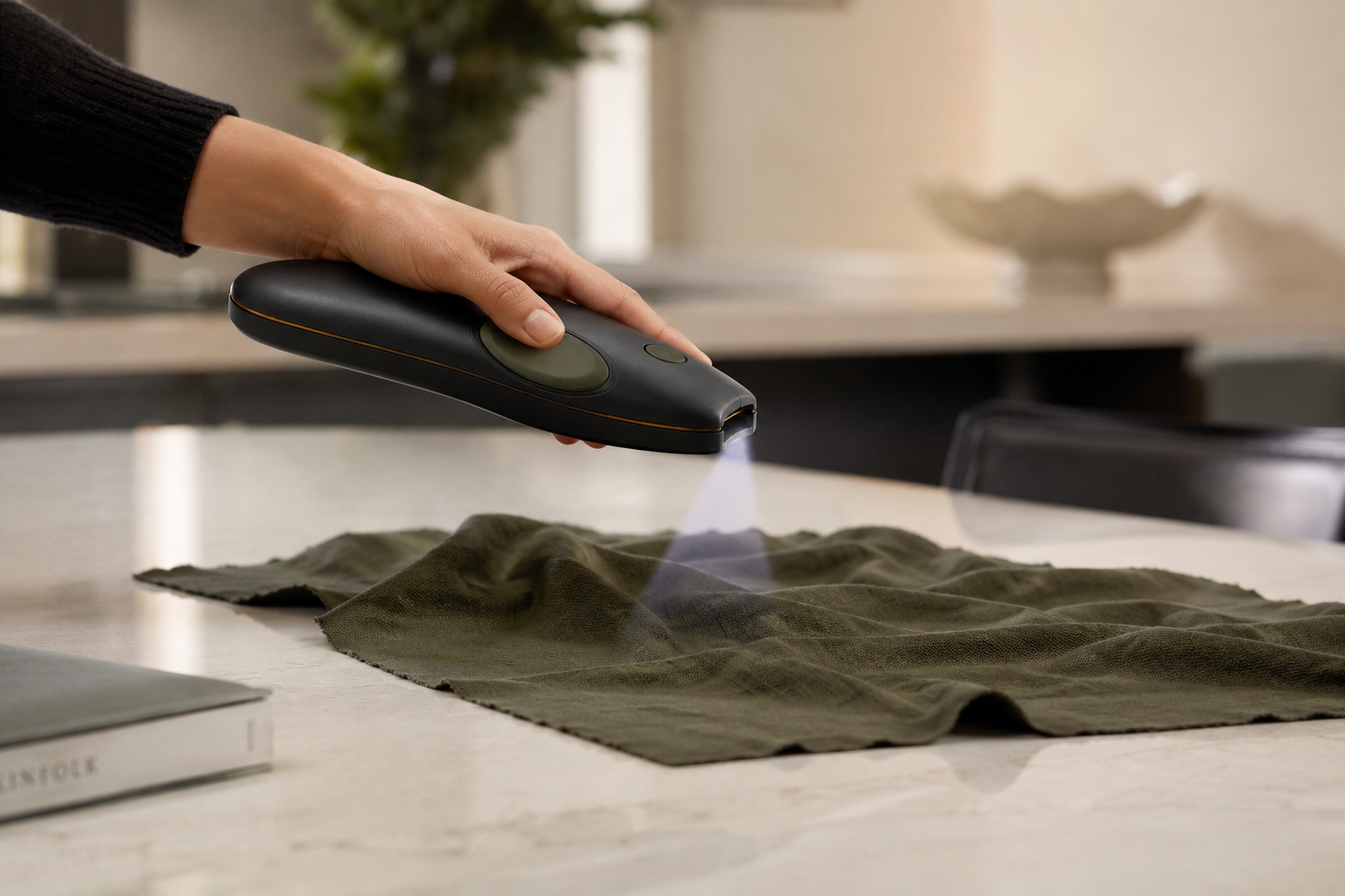 Scanning a garment with the Prism